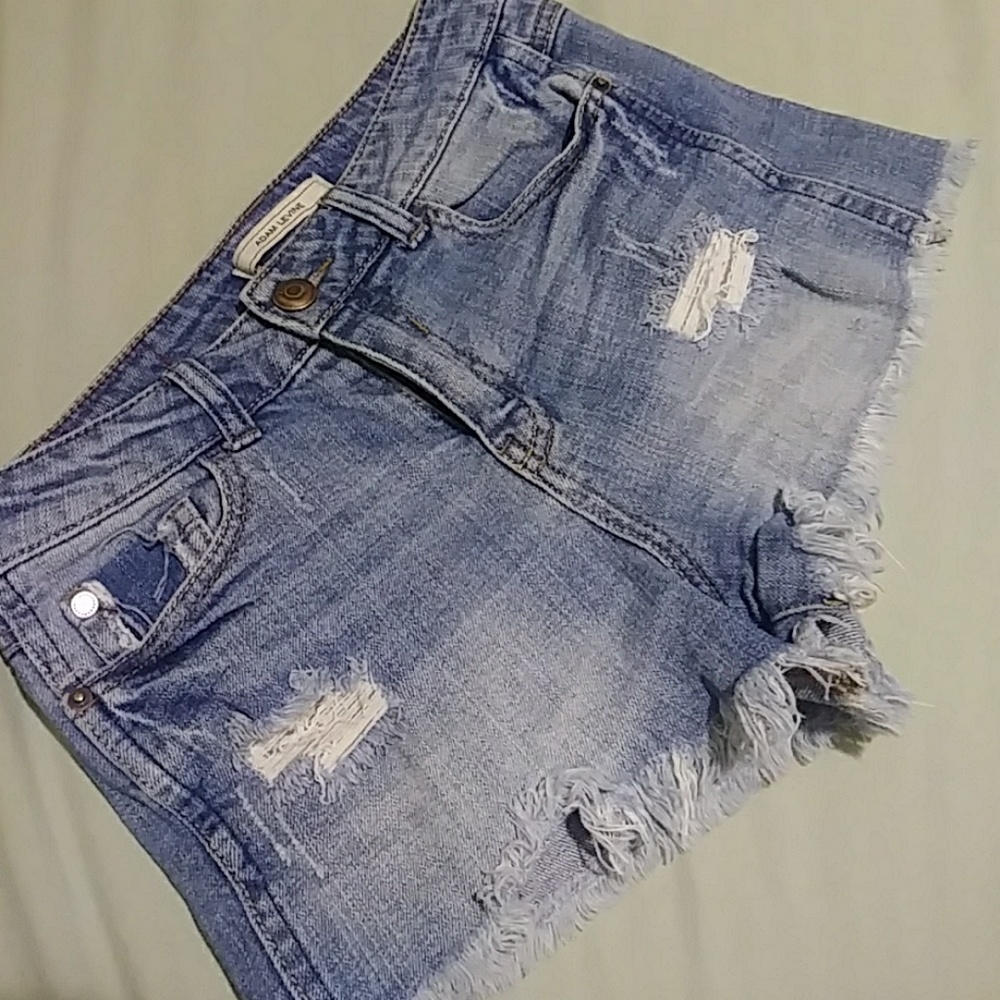 denim shorts